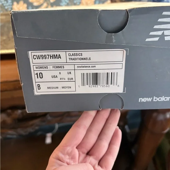 New Balance White Sneaker with Pink, Coral & Mint Accents - Picture 8 of 8